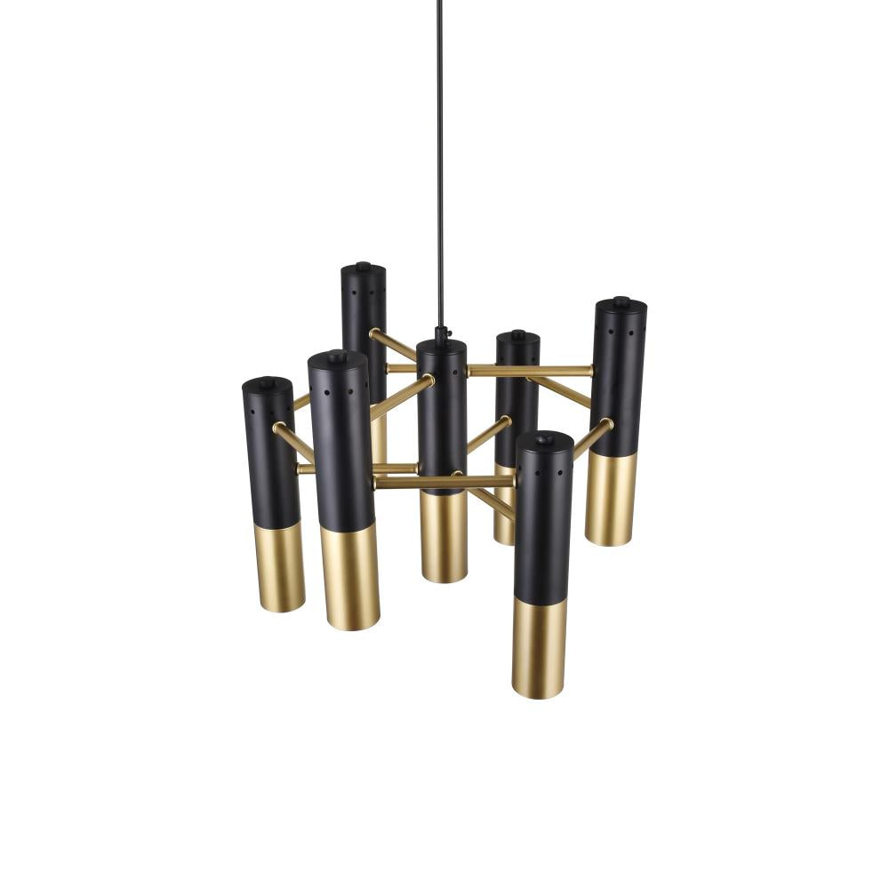 CWI Lighting 1015P17-7-129 Chandelier Transitional - Combination Finishes