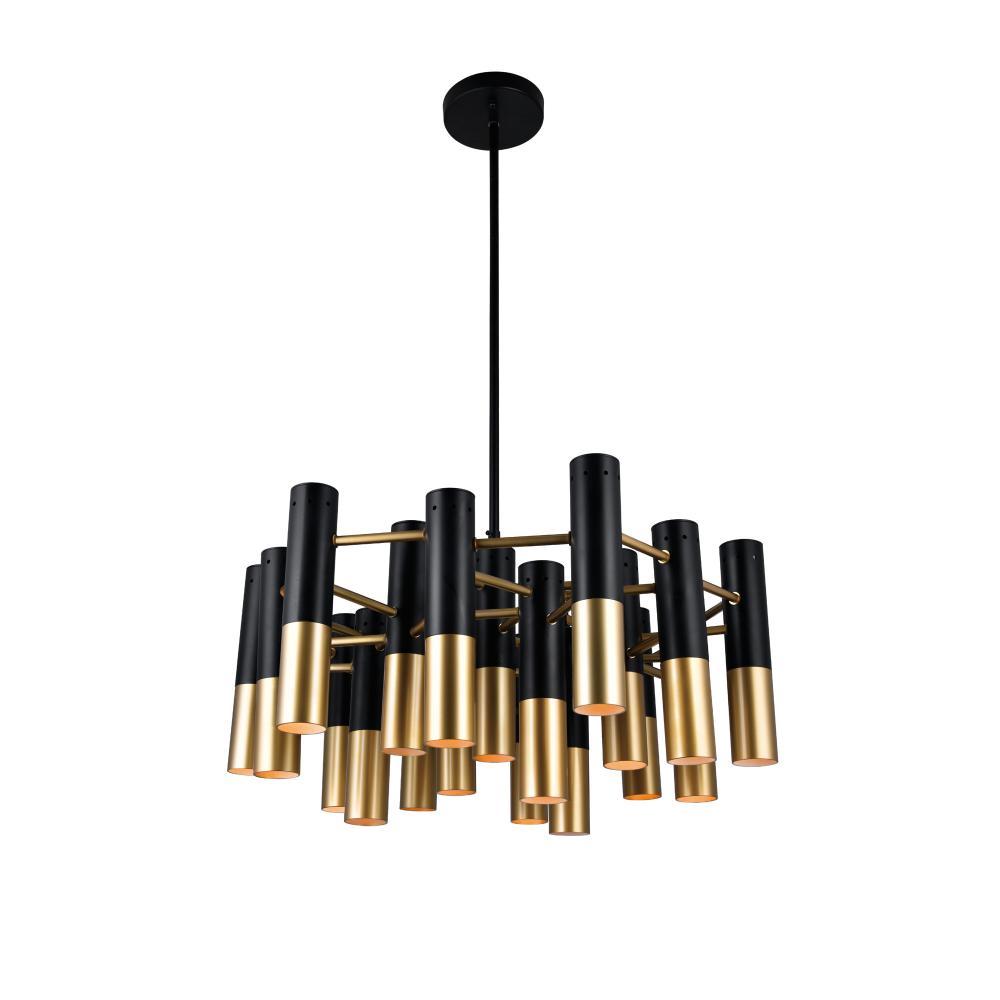 CWI Lighting 1015P26-19-129 Chandelier Transitional - Combination Finishes