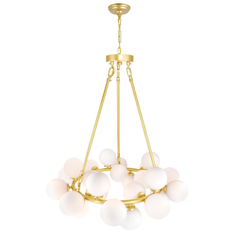 CWI Lighting 1020P26-25-602 Chandelier Contemporary - Gold