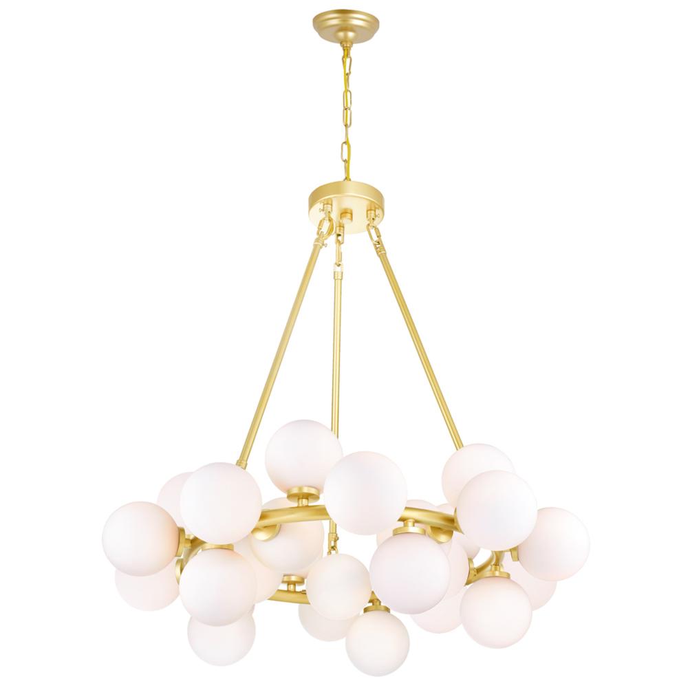 CWI Lighting 1020P26-25-602 Chandelier Contemporary - Gold