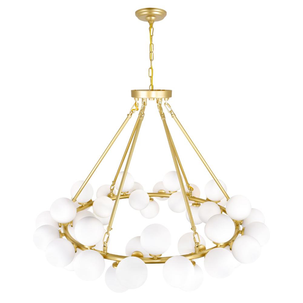 CWI Lighting 1020P39-45-602 Chandelier Contemporary - Gold