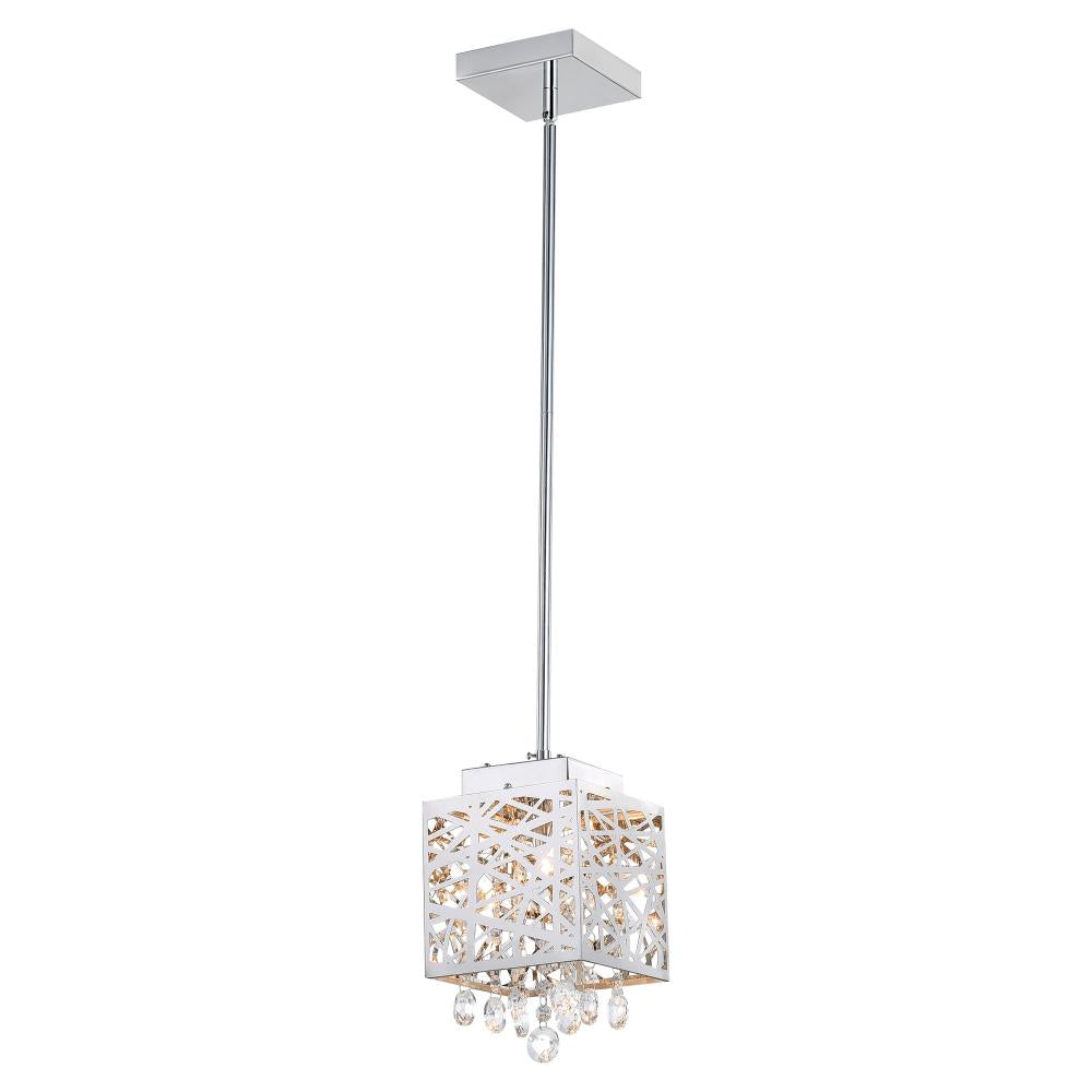 CWI Lighting 1032P6-1-601-S Mini Pendant Crystal - Chrome