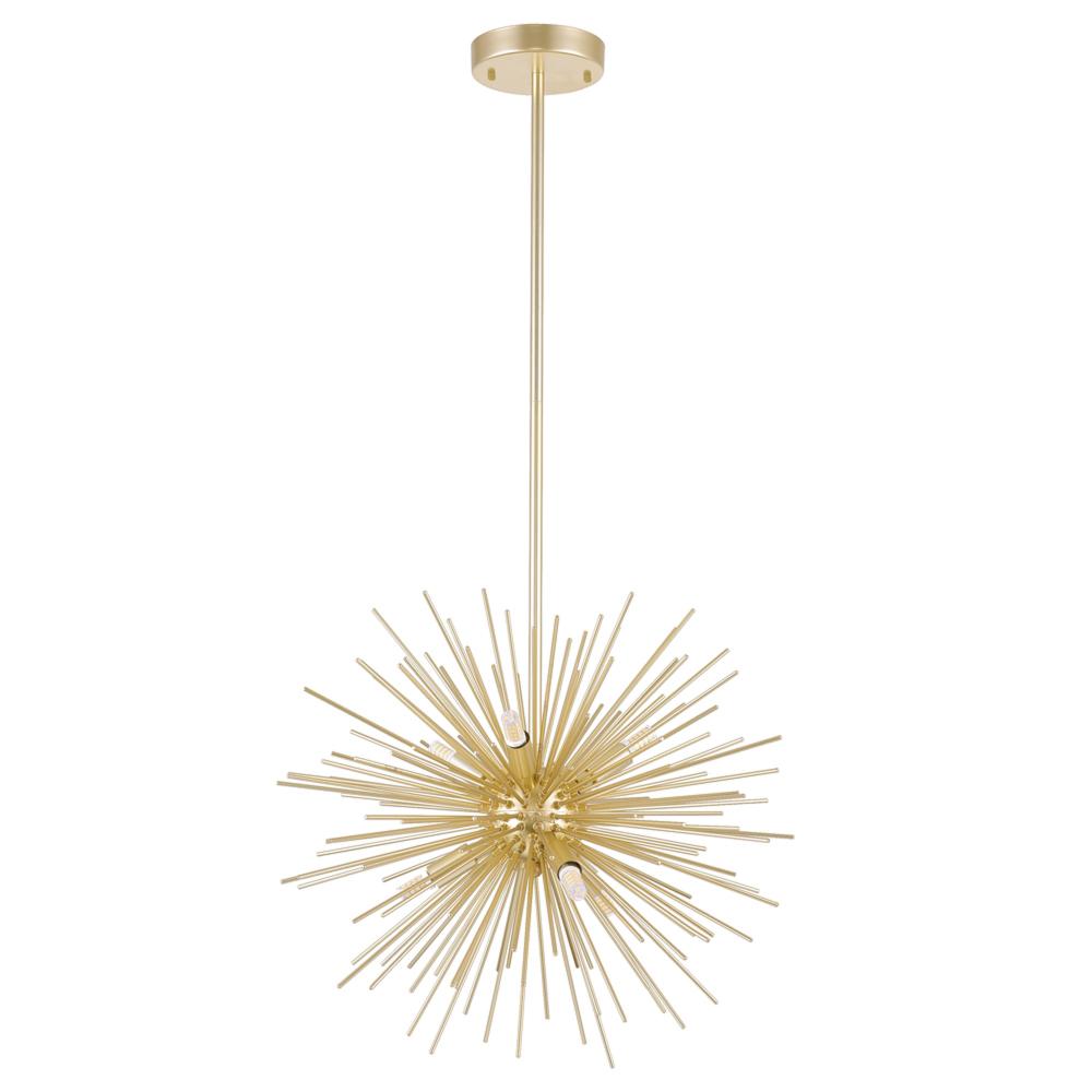 CWI Lighting 1034P16-6-620 Chandelier Contemporary - Gold