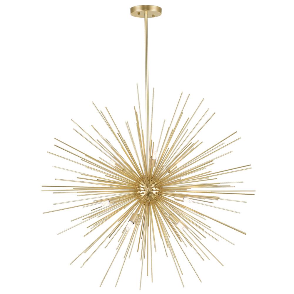 CWI Lighting 1034P30-9-620 Chandelier Contemporary - Gold