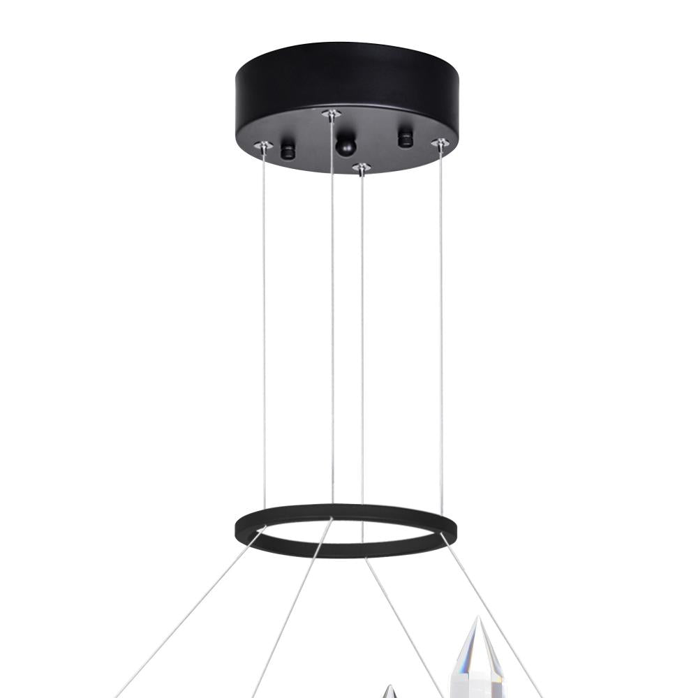 CWI Lighting 1043P16-101 Chandelier Transitional - Black