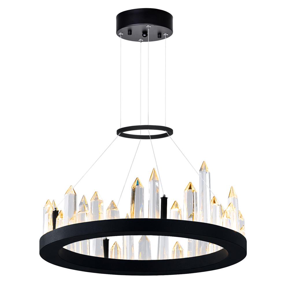 CWI Lighting 1043P16-101 Chandelier Transitional - Black