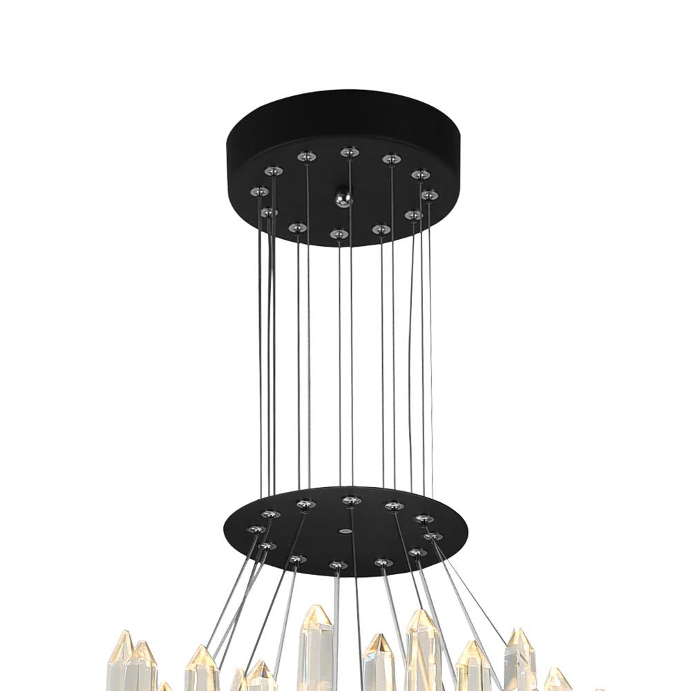 CWI Lighting 1043P32-3-101 Chandelier Transitional - Black