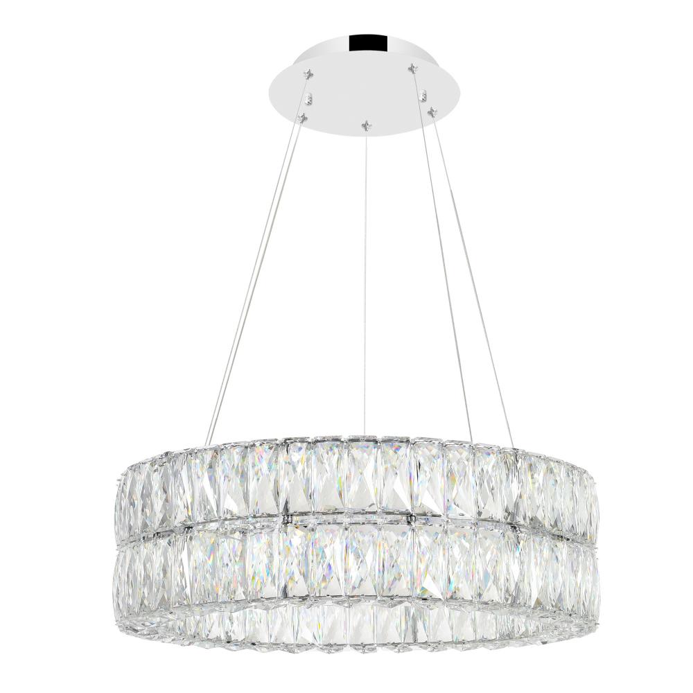 CWI Lighting 1044P20-601-R-2C Chandelier Contemporary - Chrome