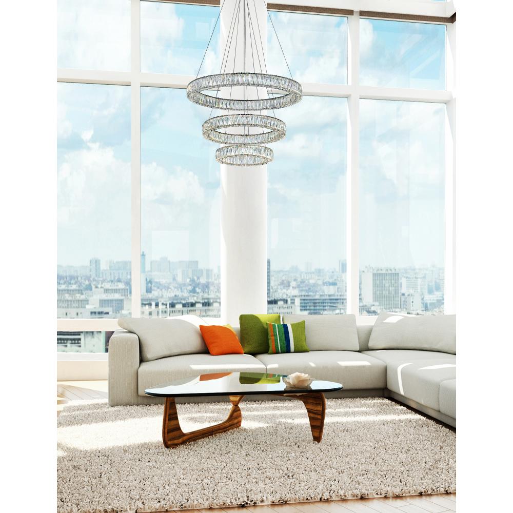 CWI Lighting 1044P32-601-R-3C Chandelier Contemporary - Chrome