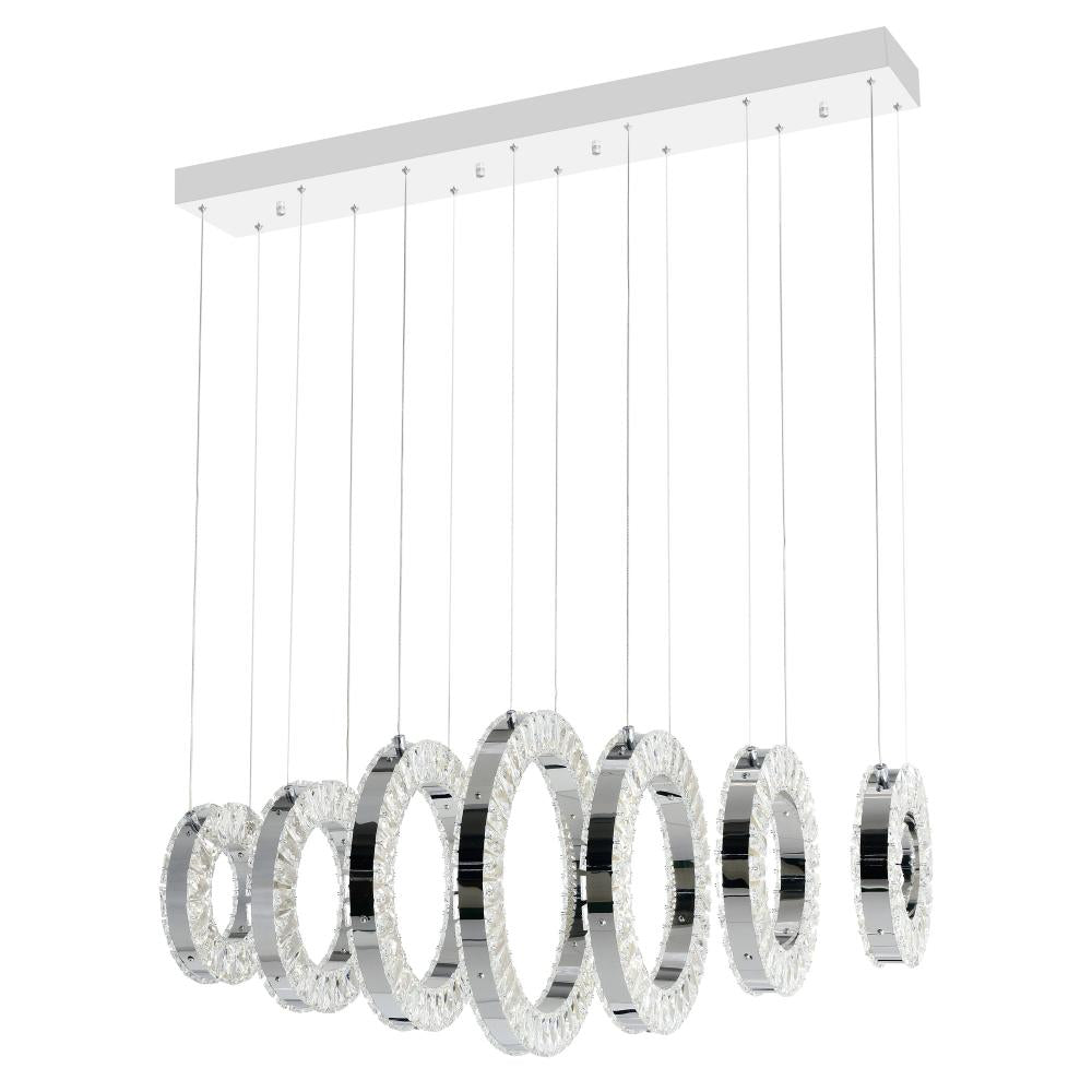 CWI Lighting 1046P37-7-601-RC Island Contemporary - Chrome