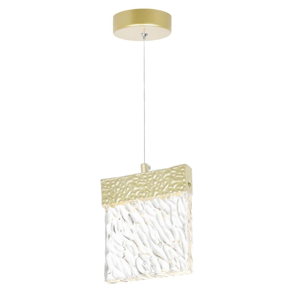 CWI Lighting 1090P6-1-620 Mini Pendant Contemporary - Gold