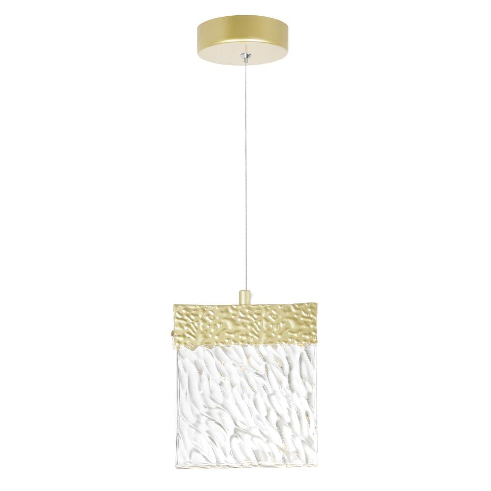 CWI Lighting 1090P6-1-620 Mini Pendant Contemporary - Gold