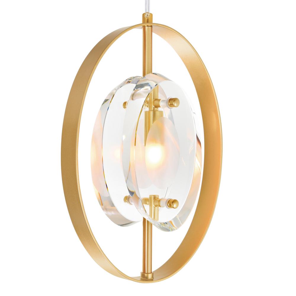 CWI Lighting 1224P21-6-625 Pendant Contemporary - Brass