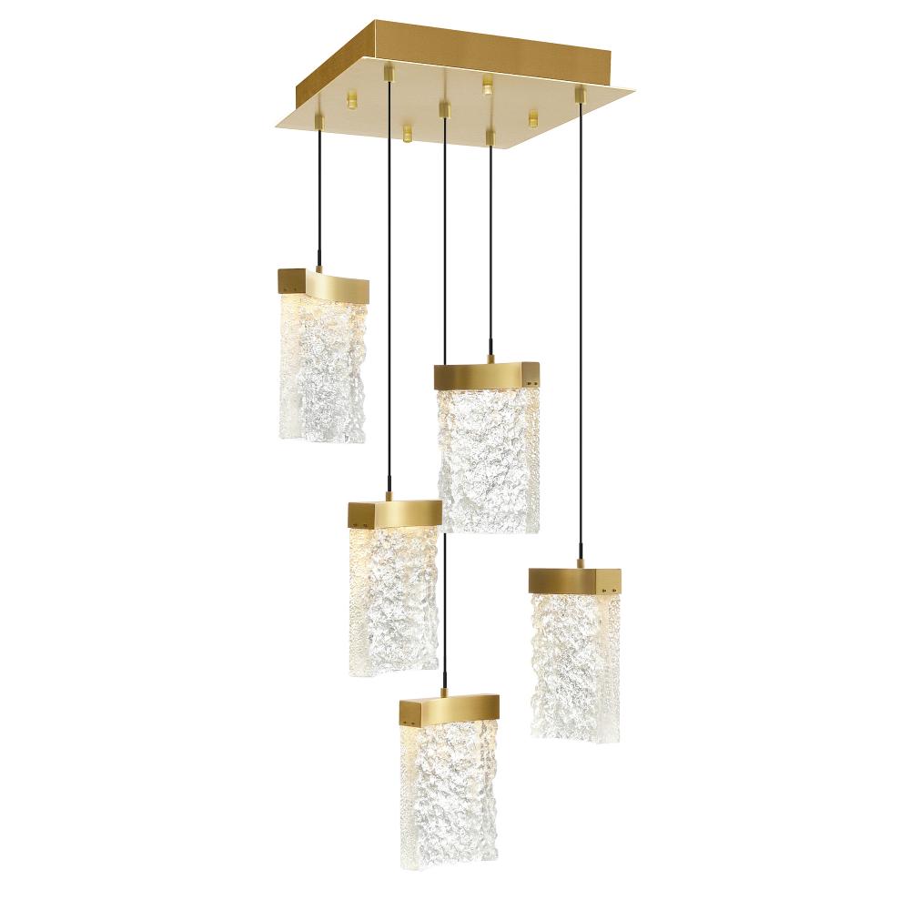 CWI Lighting 1587P12-5-624 Mini Pendant - Brass