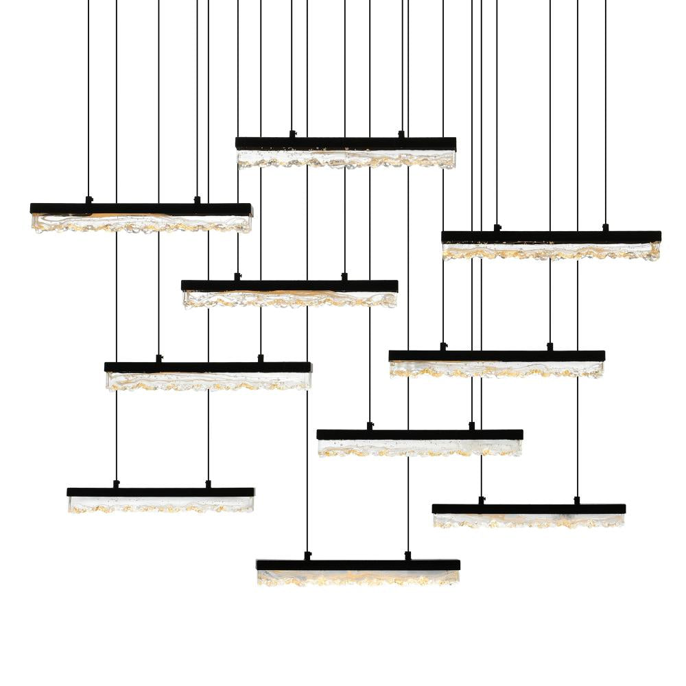 CWI Lighting 1588P48-10-101 Chandelier - Black