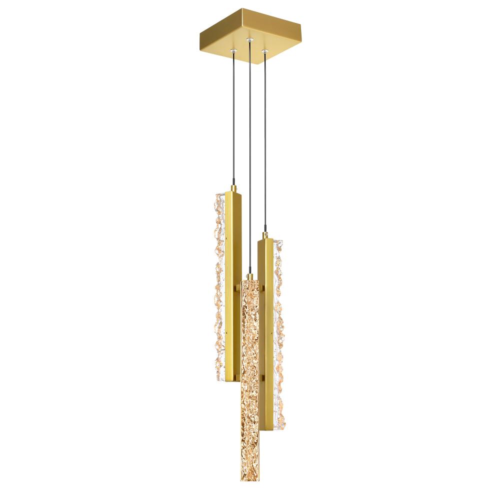 CWI Lighting 1588P6-3-624 Mini Pendant - Brass