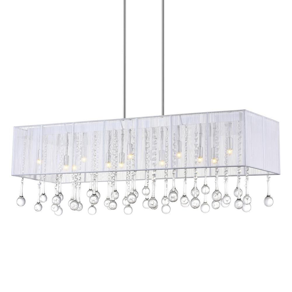 CWI Lighting 5005P40C(W-C) Chandelier Contemporary - Chrome