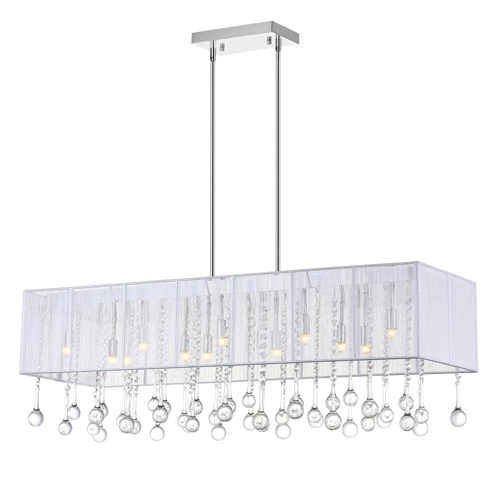 CWI Lighting 5005P40C(W-C) Chandelier Contemporary - Chrome