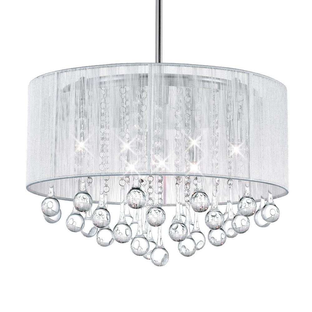 CWI Lighting 5006P18C-R(W) Chandelier Contemporary - Chrome