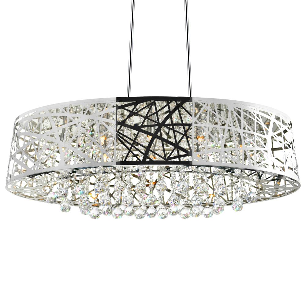 CWI Lighting 5008P32ST-O Chandelier Contemporary - Chrome