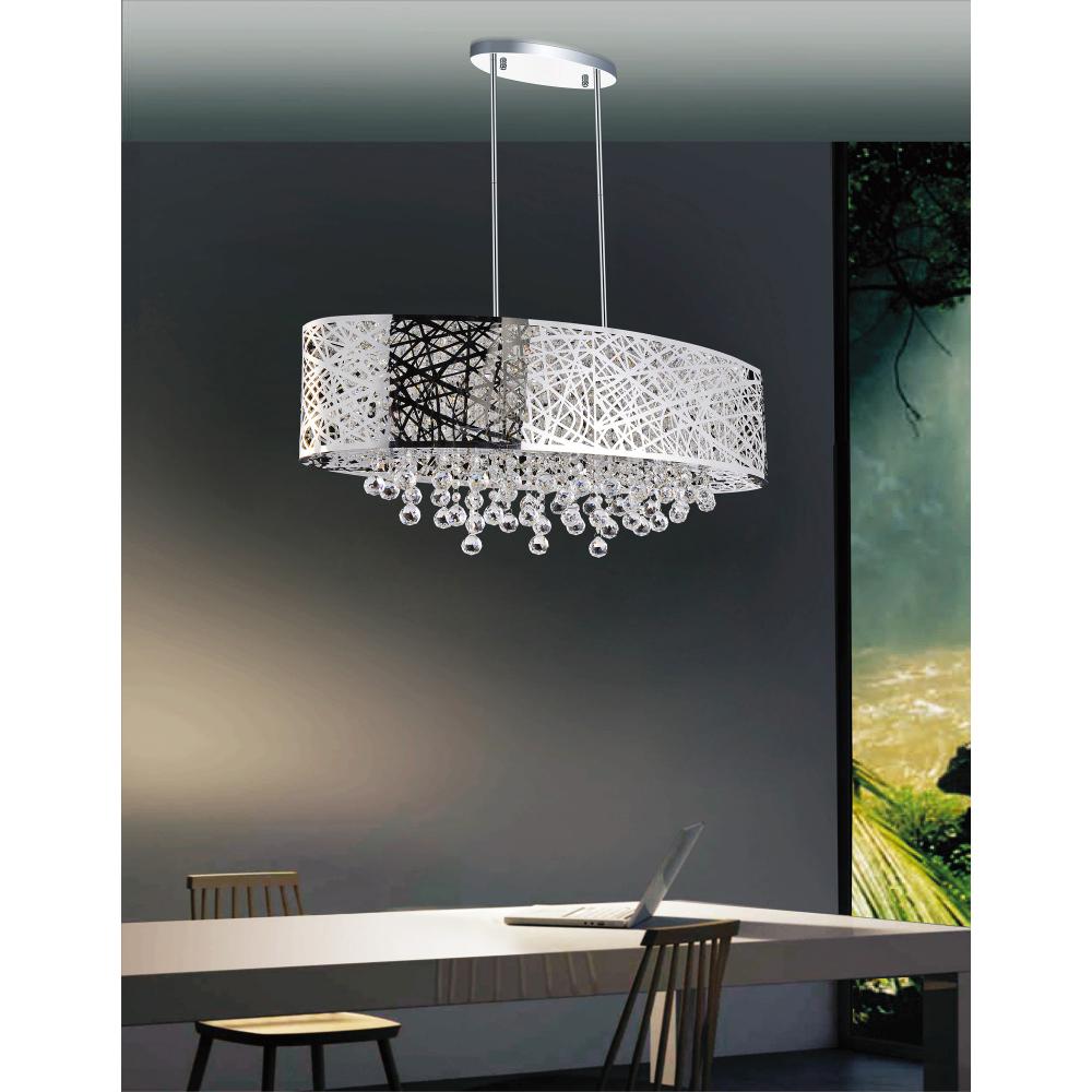 CWI Lighting 5008P32ST-O Chandelier Contemporary - Chrome