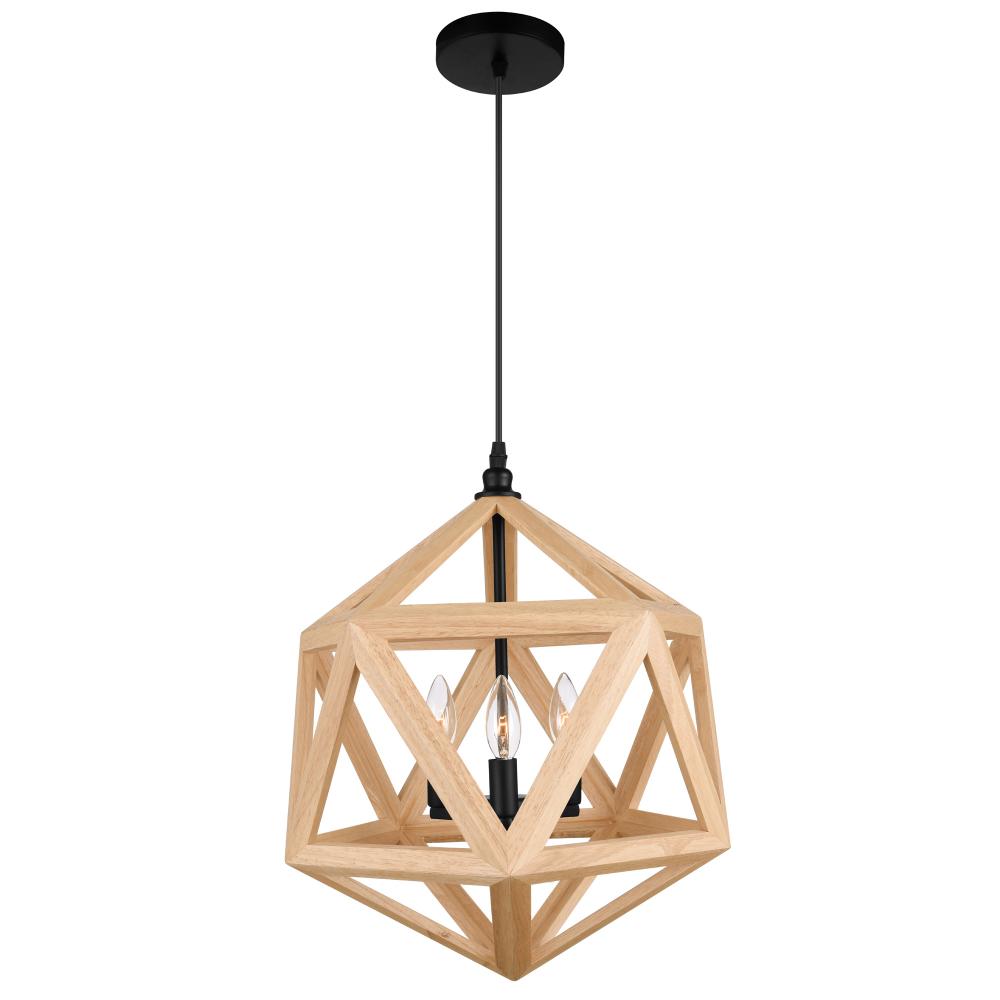 CWI Lighting 9945P17-3-101 Pendant Country Rustic - Combination Finishes