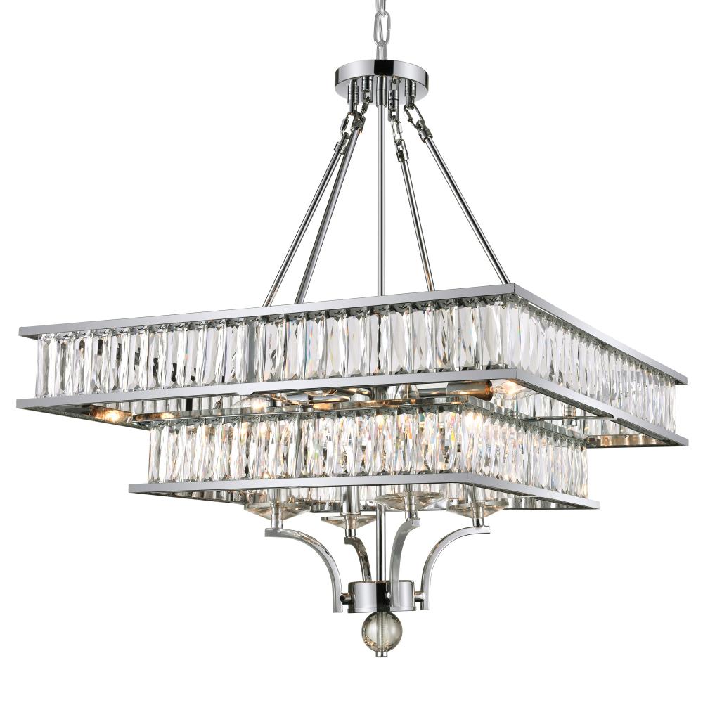 CWI Lighting 9972P23-8-601 Chandelier Traditional - Chrome