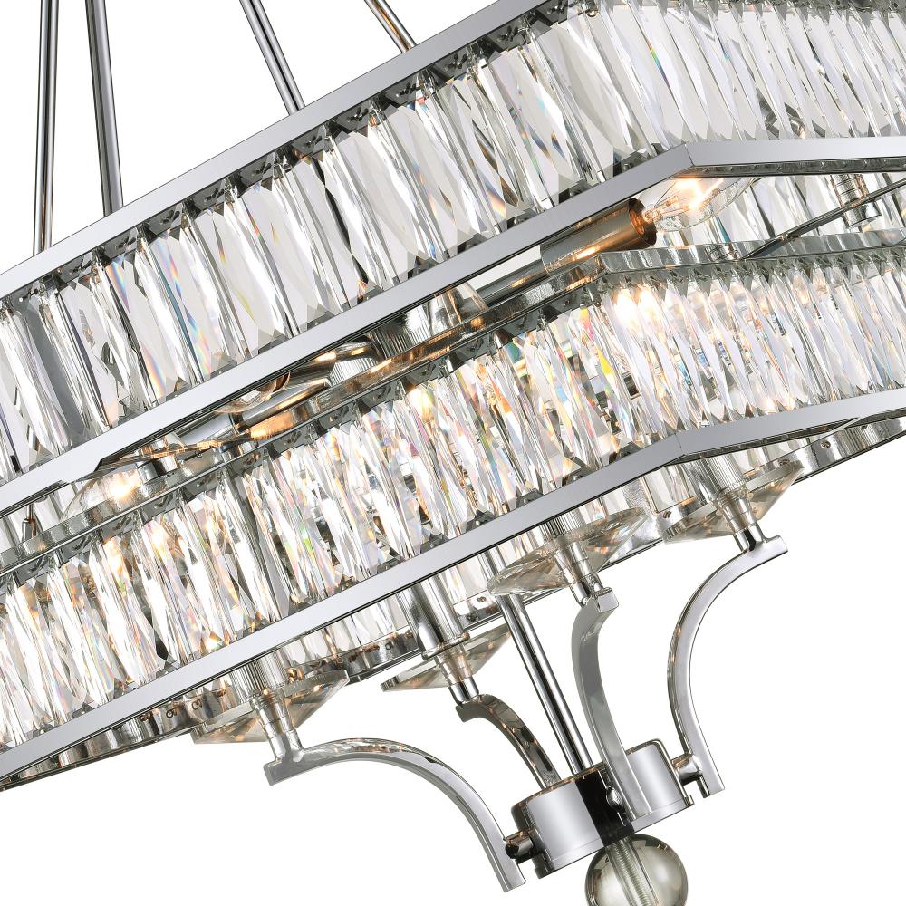 CWI Lighting 9972P23-8-601 Chandelier Traditional - Chrome