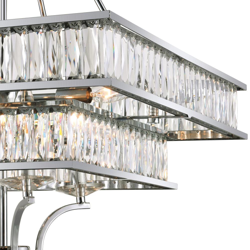 CWI Lighting 9972P23-8-601 Chandelier Traditional - Chrome