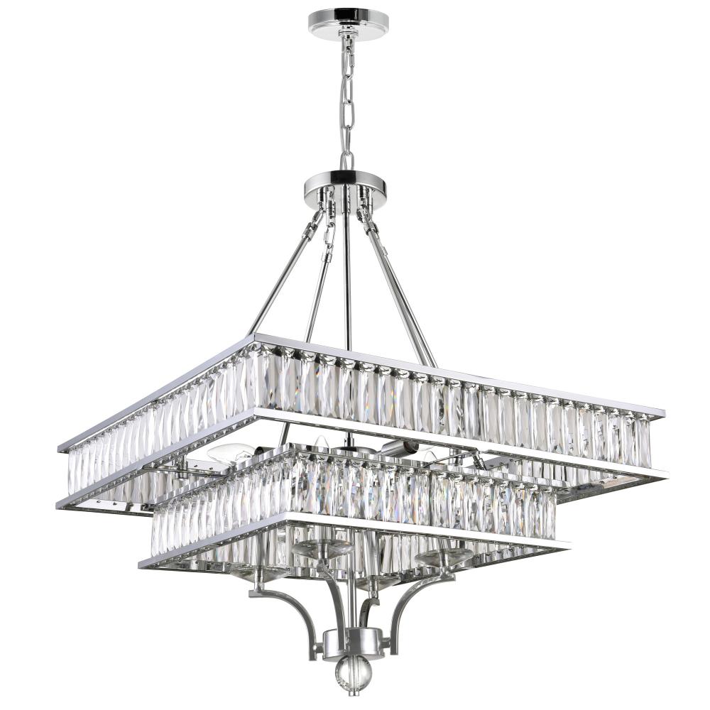 CWI Lighting 9972P23-8-601 Chandelier Traditional - Chrome