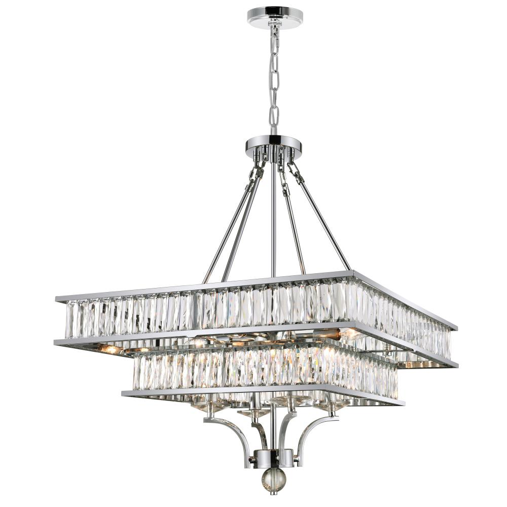 CWI Lighting 9972P23-8-601 Chandelier Traditional - Chrome