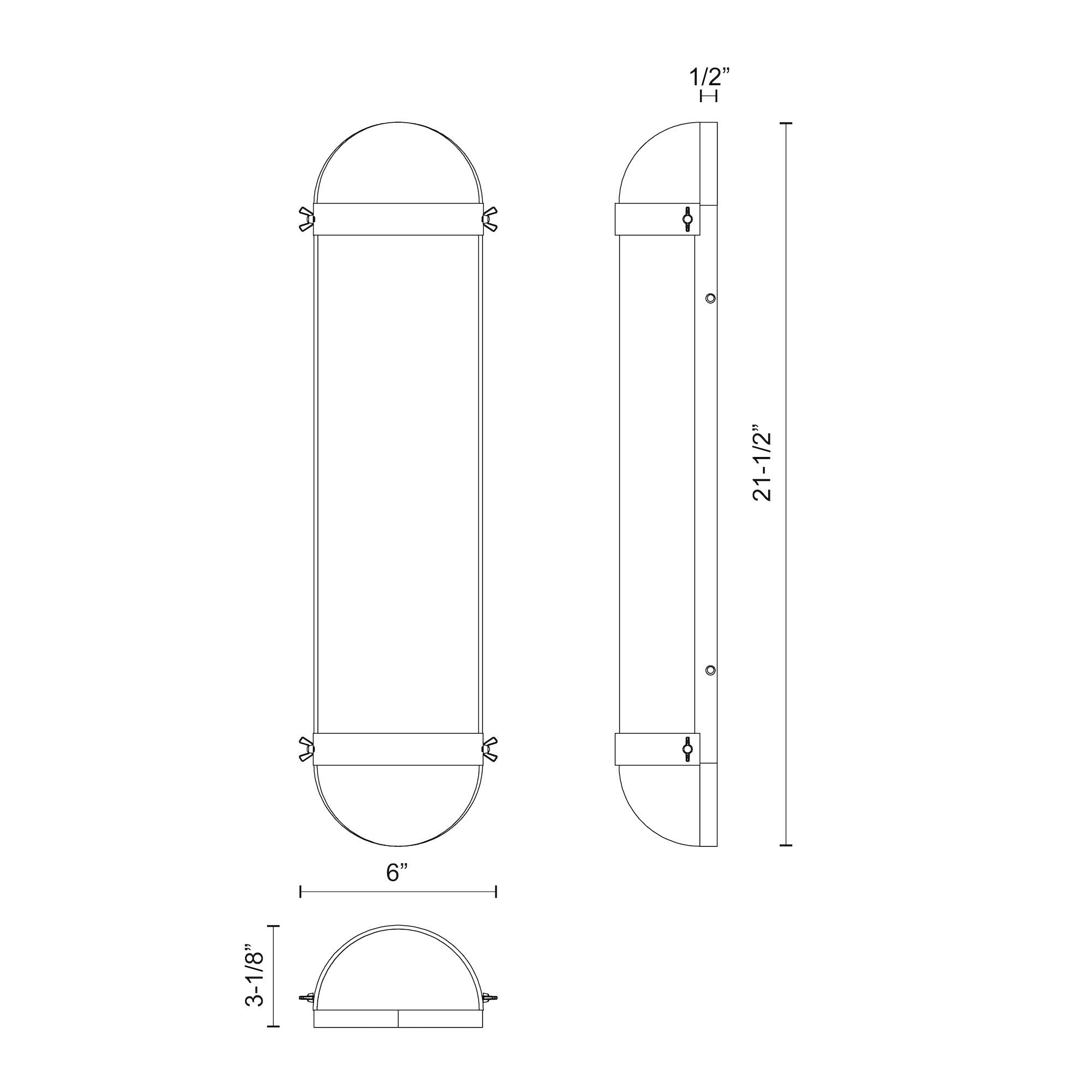 Cyrus 6-in Aged Gold/Clear Glass 2 Lights Vanity