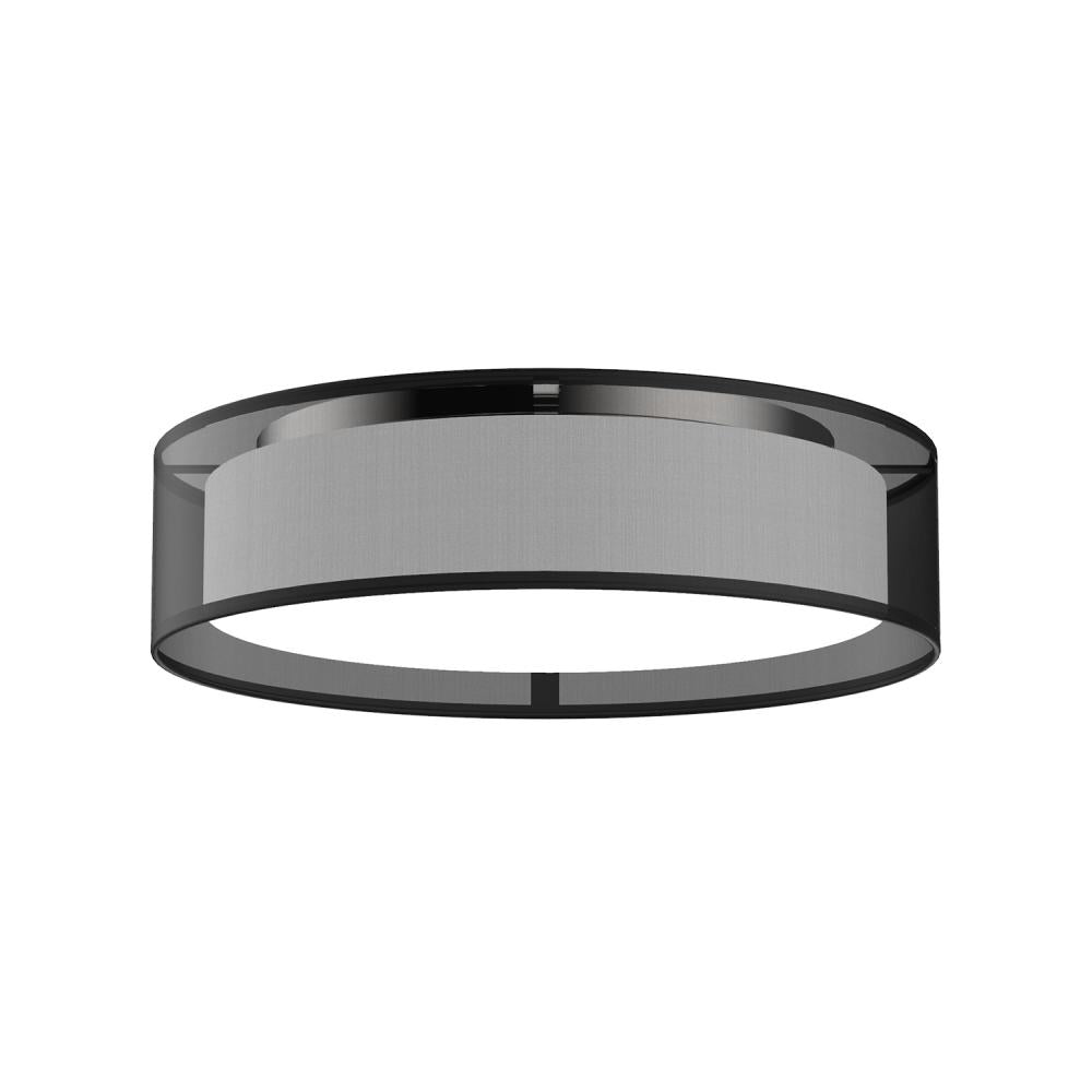 Kuzco Lighting Inc. DALTON FM7916-BOR-5CCT Flush Mount - Black Organza