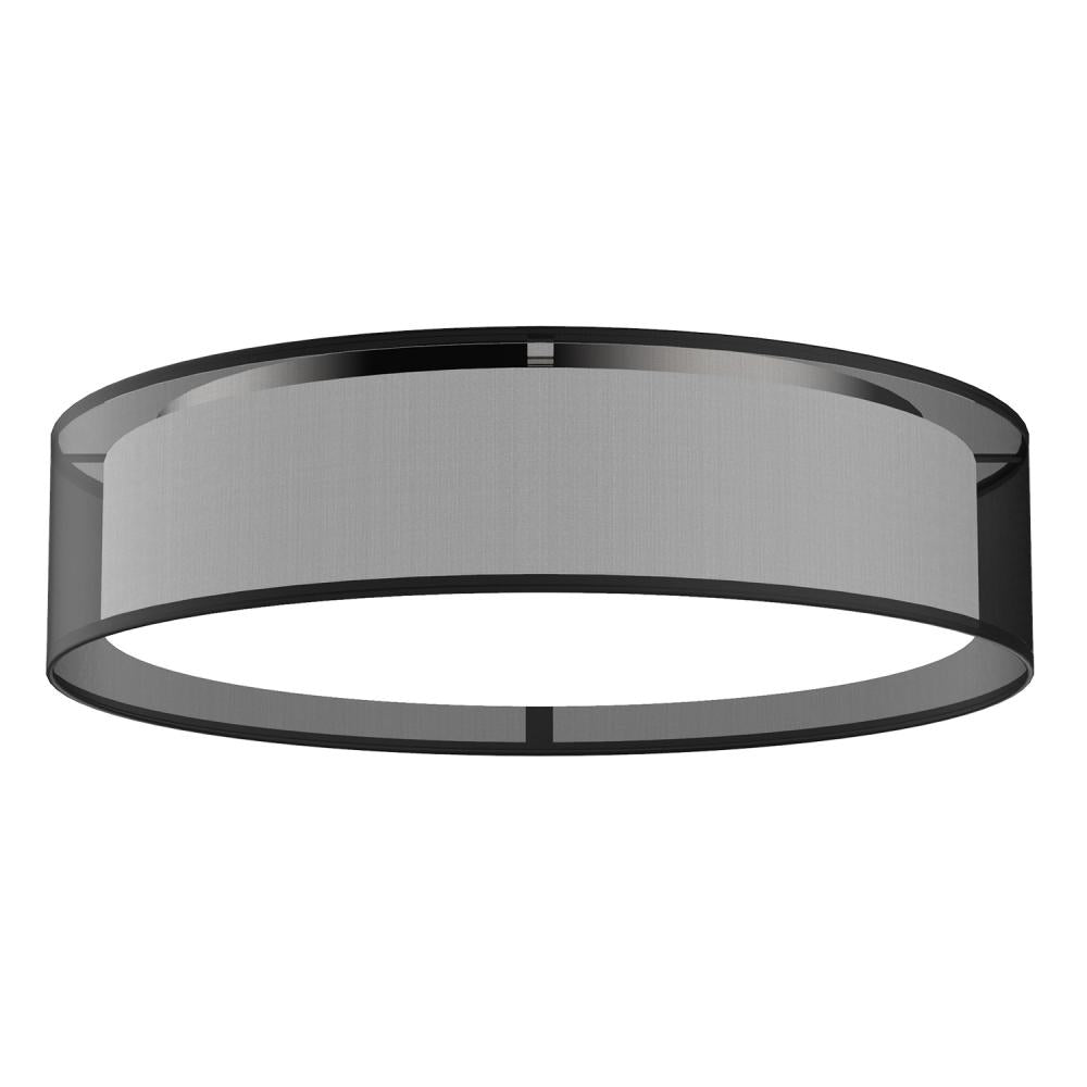 Kuzco Lighting Inc. DALTON FM7920-BOR-5CCT Flush Mount - Black Organza