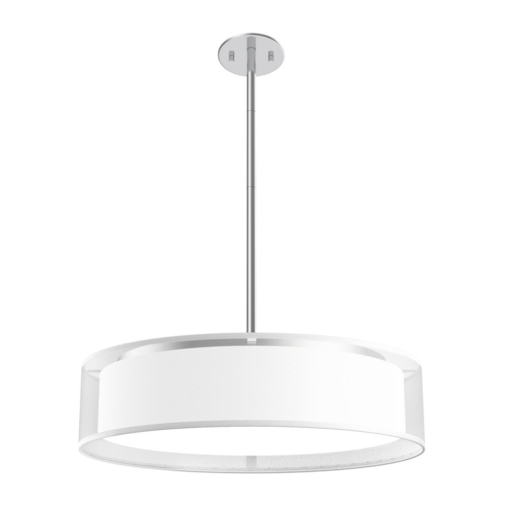 Kuzco Lighting Inc. DALTON PD7920-WOR-5CCT Pendant - White Organza