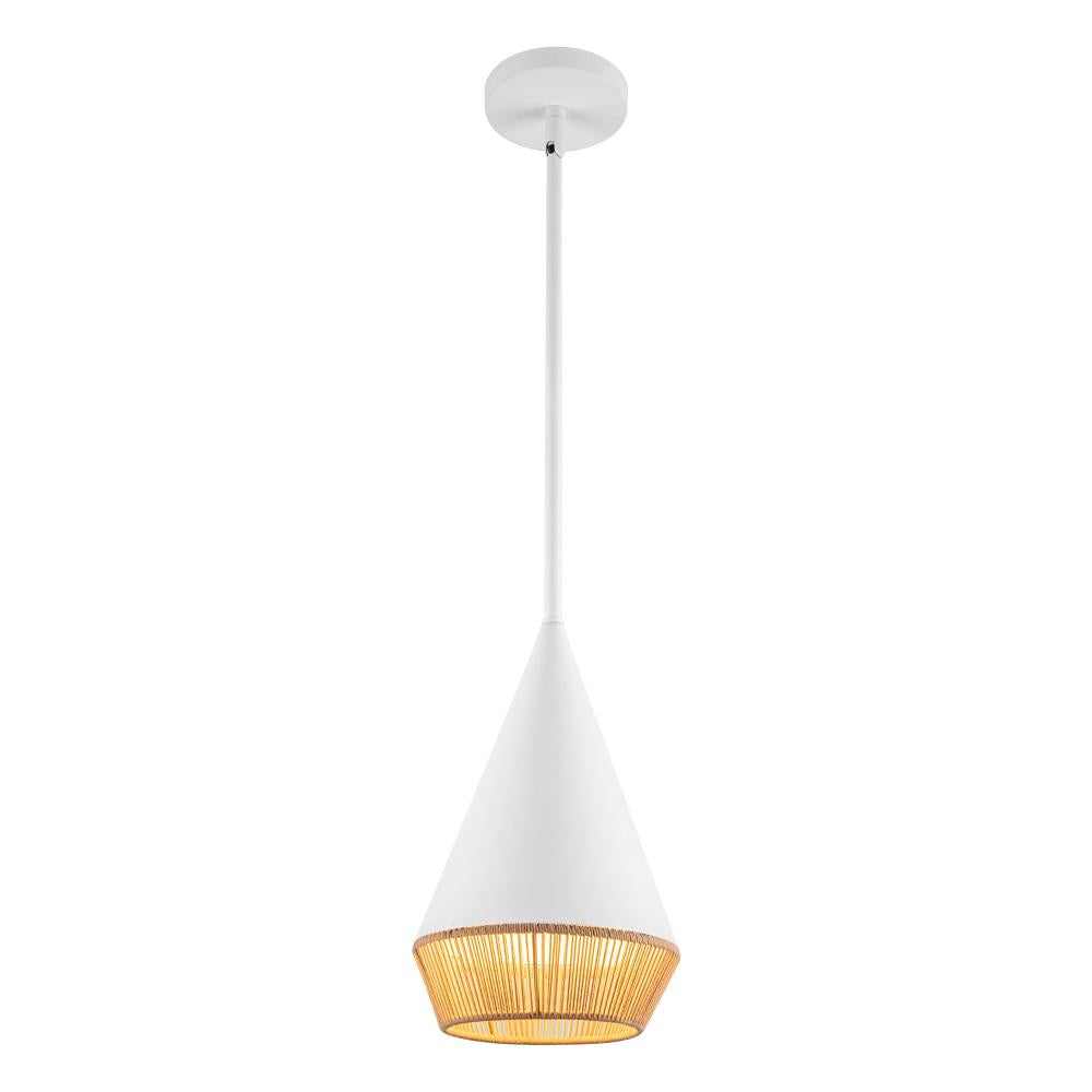 Alora Lighting DAPHNE PD633107WHBR Pendant Bohemian - White