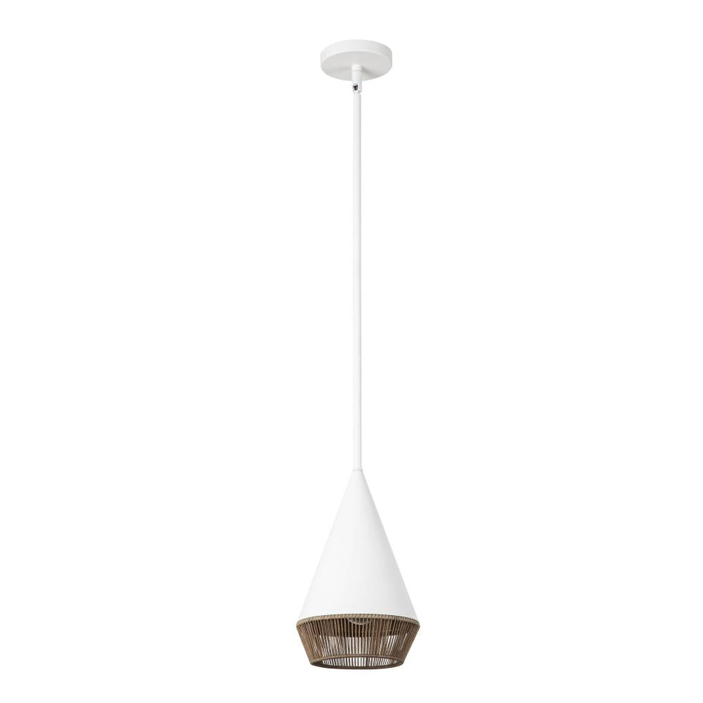 Alora Lighting DAPHNE PD633107WHBR Pendant Bohemian - White