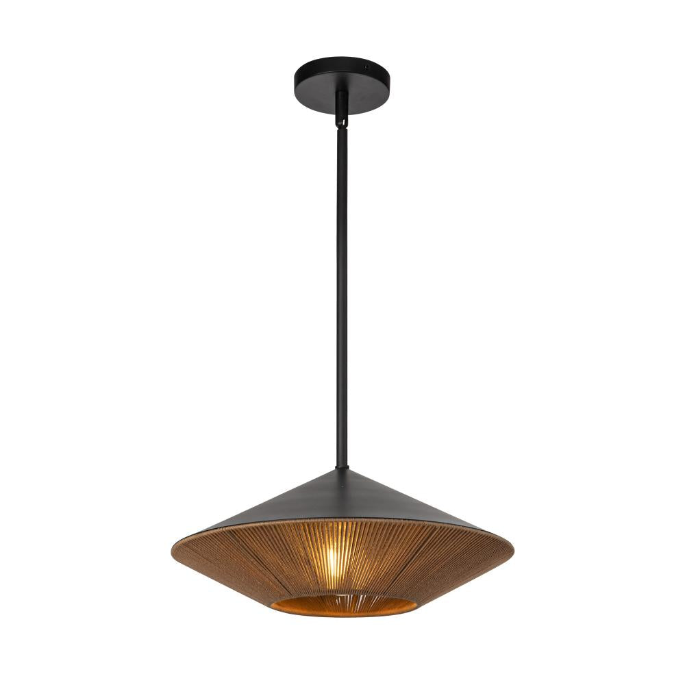 Alora Lighting DAPHNE PD633215MBBR Pendant Bohemian - Matte Black