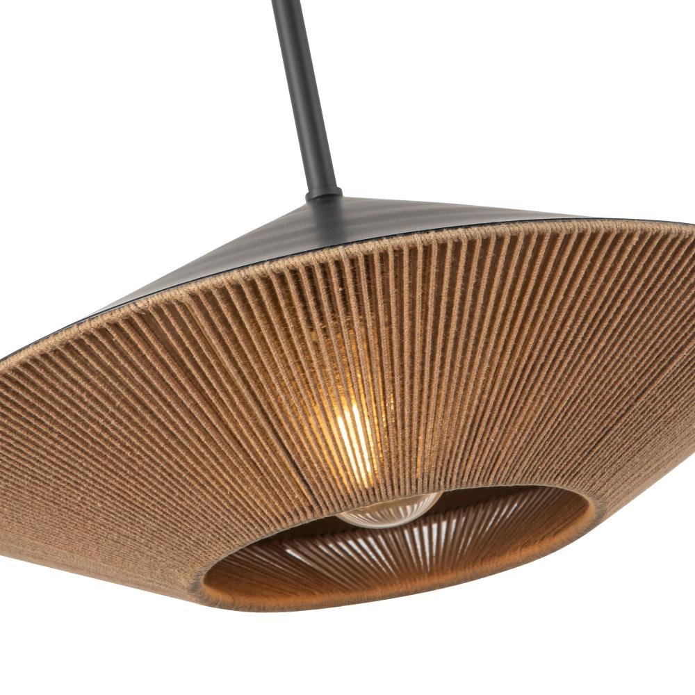 Alora Lighting DAPHNE PD633215MBBR Pendant Bohemian - Matte Black