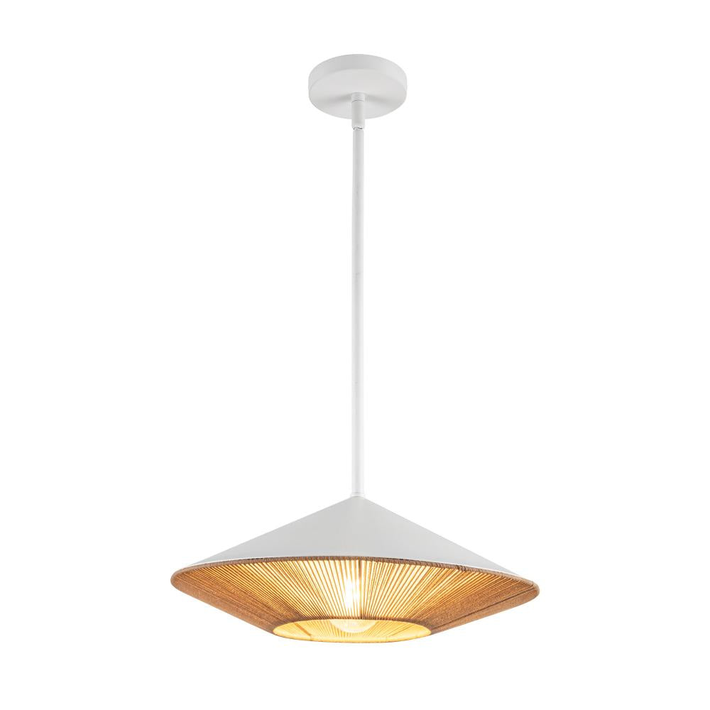 Alora Lighting DAPHNE PD633215WHBR Pendant Bohemian - White