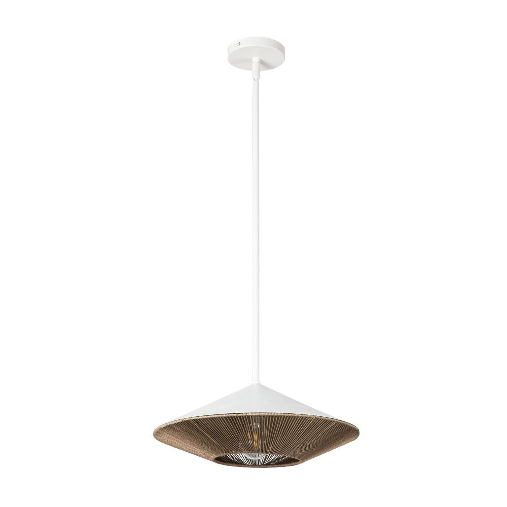 Alora Lighting DAPHNE PD633215WHBR Pendant Bohemian - White