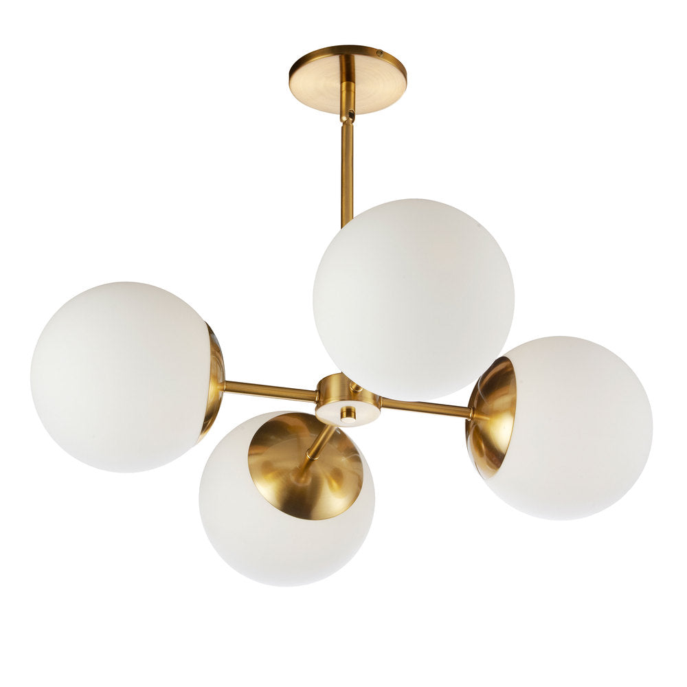 Dainolite DAYANA DAY-244C-AGB Chandelier Transitional - Aged Brass