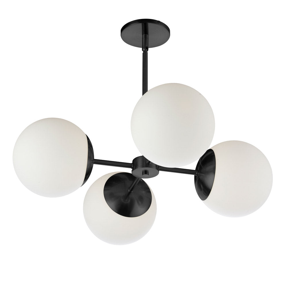 Dainolite DAYANA DAY-244C-MB Chandelier Transitional - Matte Black