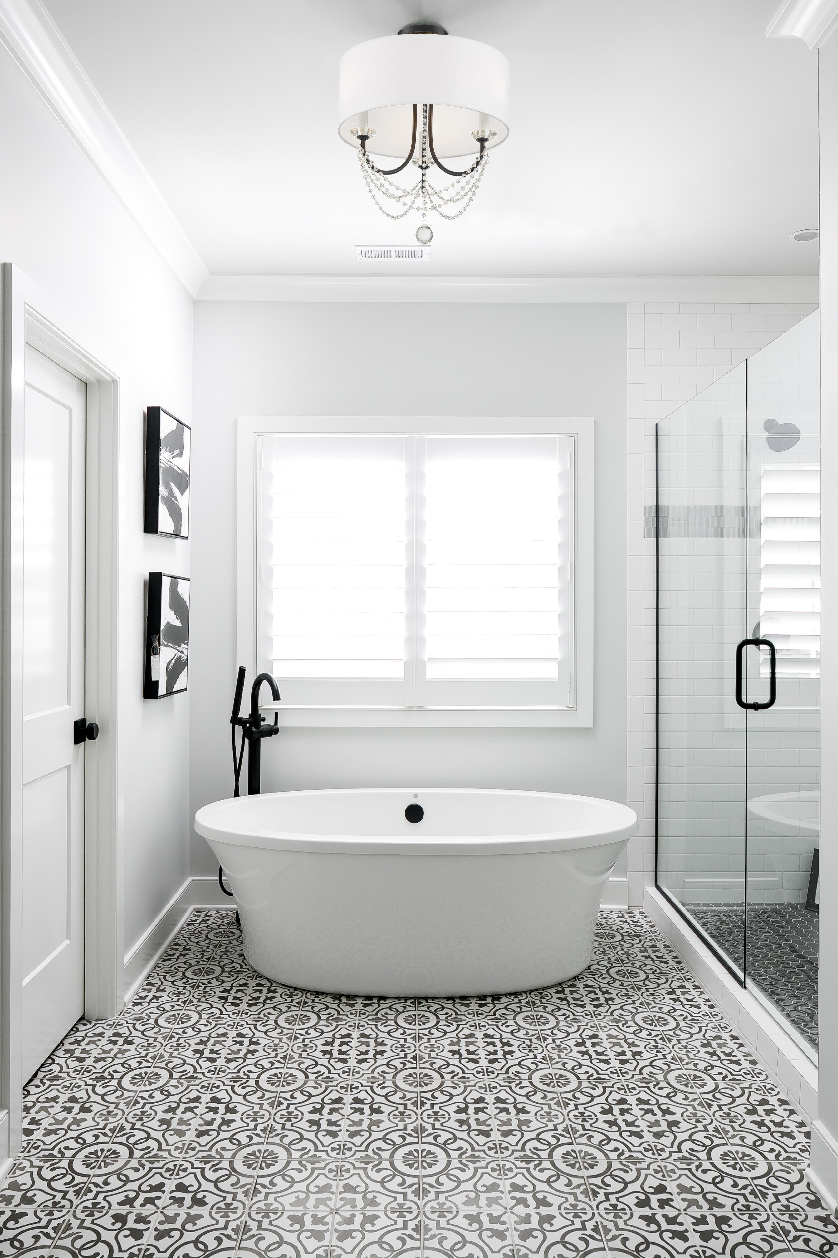 Crystorama Delilah DEL-90803-MK – 15.75 Inch – 3 Light – Chandelier – Matte Black – Damp Rated