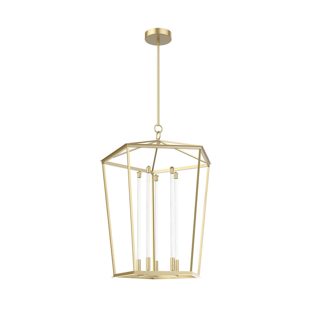 Alora Lighting DELPHINE PD317129NB Foyer Traditional - Natural Brass