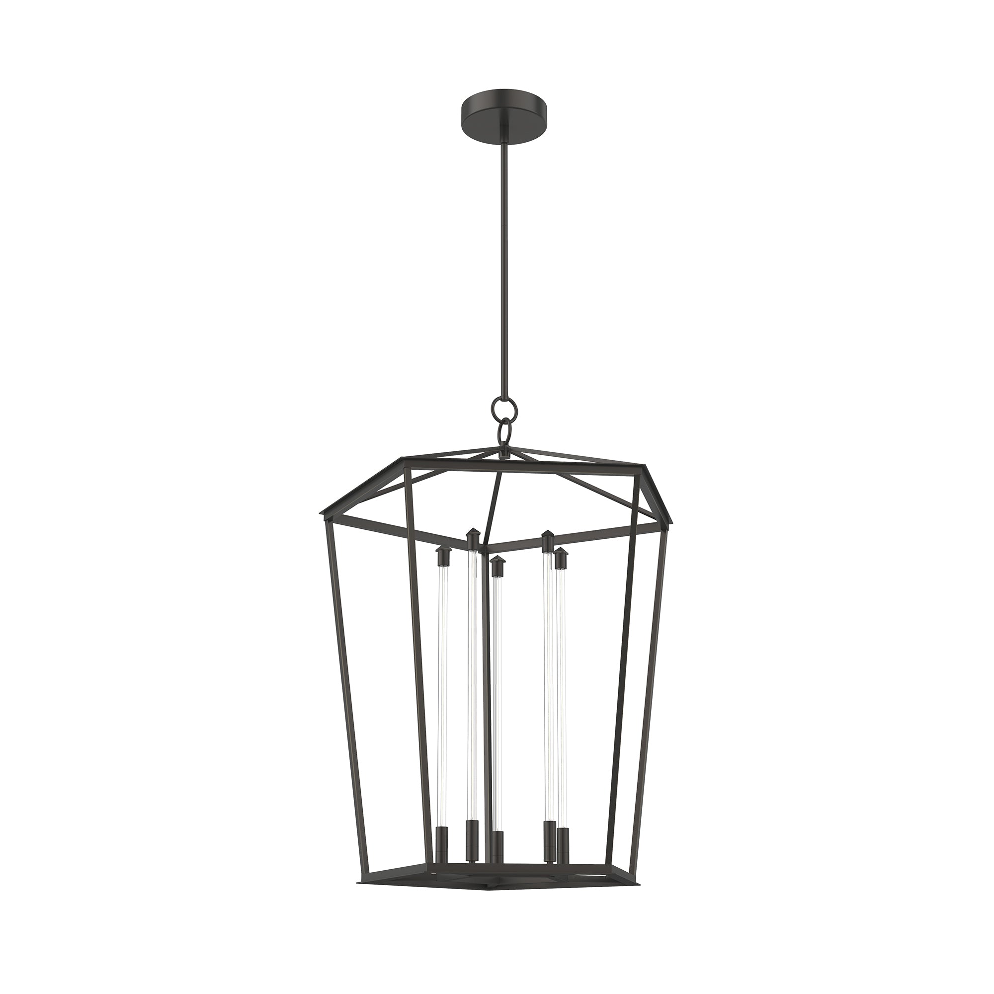 Delphine 29-in Urban Bronze LED Pendant