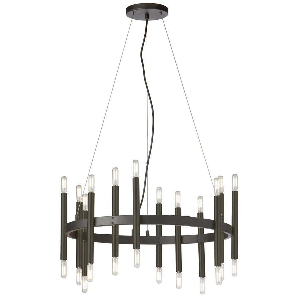 Dainolite DERRY DER-2424C-MB Chandelier Transitional - Matte Black