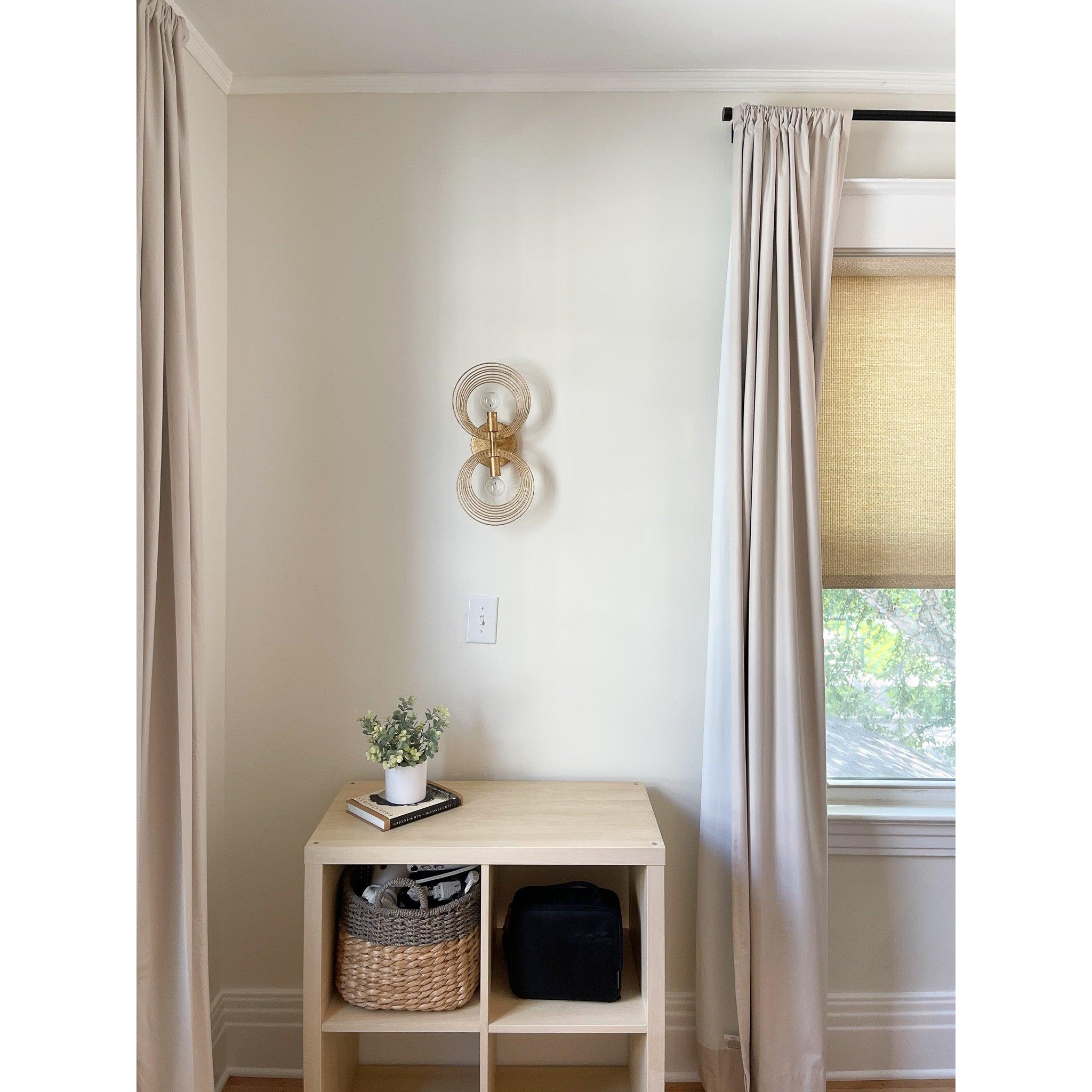 Crystorama Doral DOR-B7722-RG – 7.75 Inch – 2 Light – Sconce – Renaissance Gold – Damp Rated