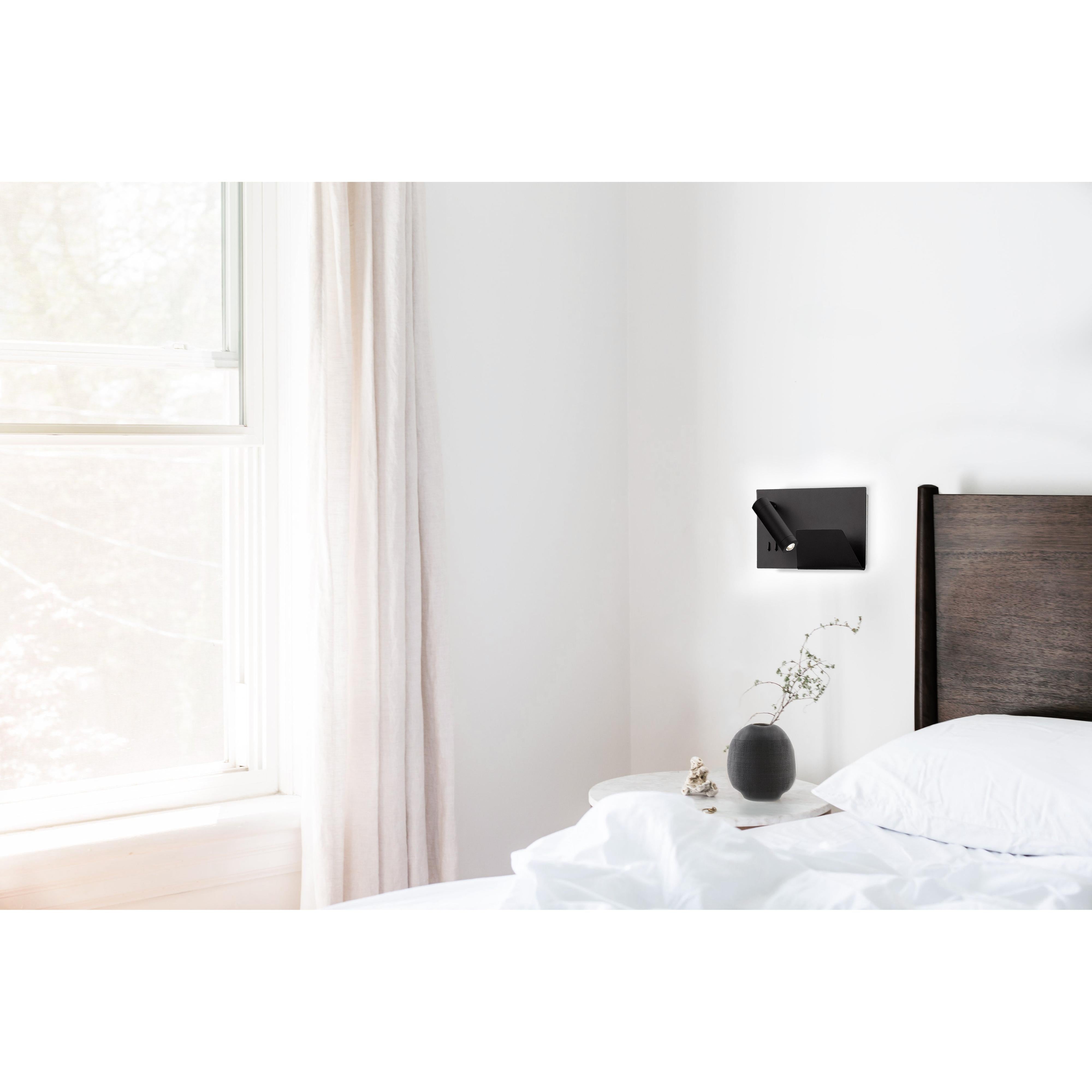 Dorchester 11-in Black LED Wall Sconce