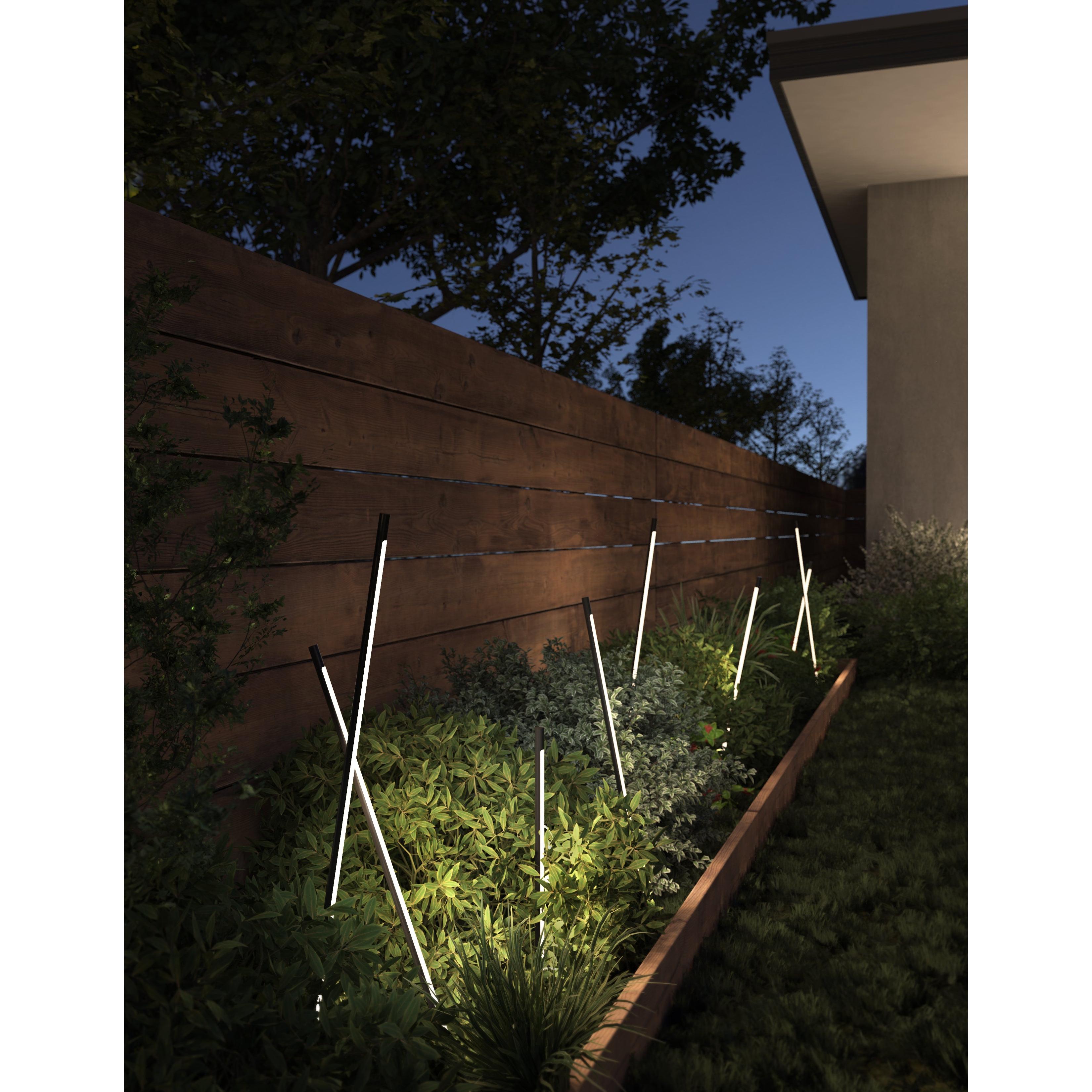 Dorian Black LED Exterior Low Voltage Landscape